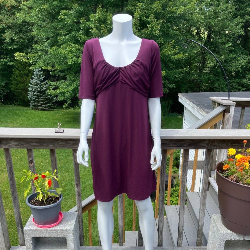 Ann Taylor, Plum midi dress